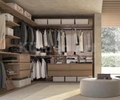 Dressing d'Angle Ouvert Personnalisable avec Éléments Modulables – Design Bois Moderne - 2