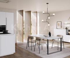 Cuisine Moderne couleur Blanc cristal avec Technologie BLAUPUNKT - 3