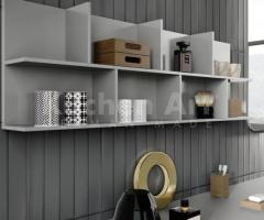 Salle de Bain Minimaliste avec Vasque Intégrée en Fenix Grigio et Miroir R80 Éclairé - 6