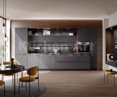 Cuisine Contemporaine :  Surfaces en Verre, Éclairage LED et Fonctionnalités Intelligentes - 3