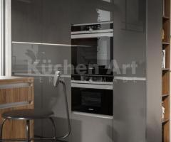 Cuisine AV 1099 Noyer – AV 2130 Graphite | Élégance contemporaine & volume généreux - 2