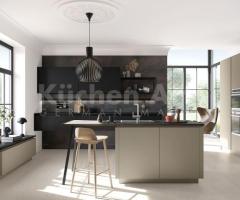 Cuisine moderne bleu azur et noir mat – PORTO-GL Selection azur - 2