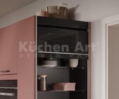 Cuisine contemporaine rouge amarante doux – SCALA - 4