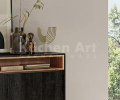Cuisine moderne chêne noir et marbre – TORONTO-GL chêne noir - 2