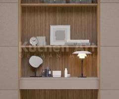 Dressing | armoire avec niche et cuir éco - 9