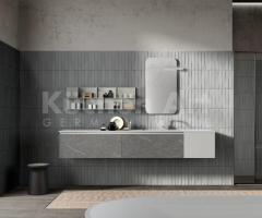 Salle de bains minimaliste avec miroir R80 | Design rigoureux et fonctionnel - 2