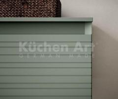 Salle de bains vert sauge & bois foncé – Design naturel & détente - 6